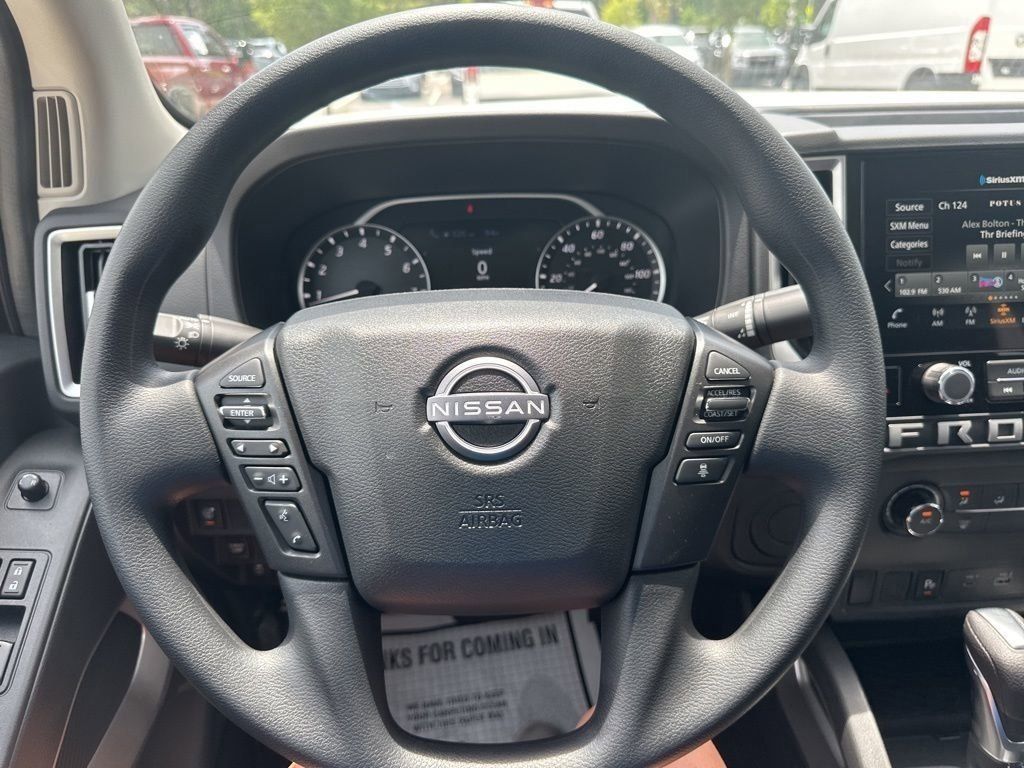 2025 Glacier White Nissan Frontier SV RWD Truck