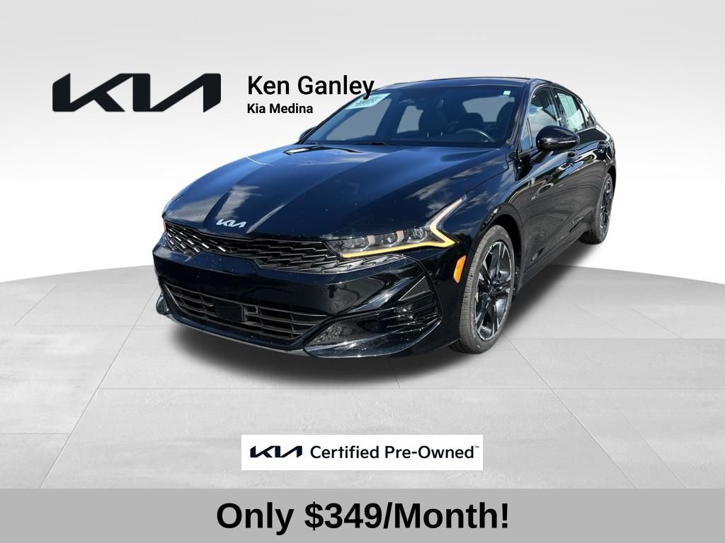 Ebony Black 2024 Kia K5 Sedan Front-Wheel Drive 8-Speed Automatic