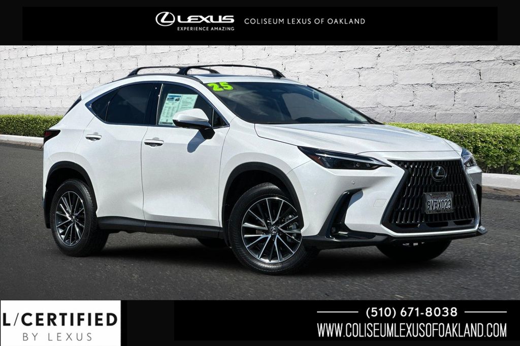 Eminent White Pearl 2025 Lexus NX Hybrid 350h Premium AWD SUV / Crossover All-Wheel Drive Continuously Variable Transmission