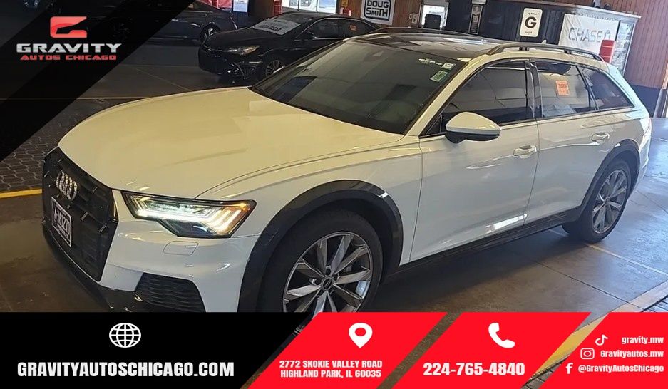 White 2024 Audi A6 Allroad Wagon All-Wheel Drive 7-Speed Automatic