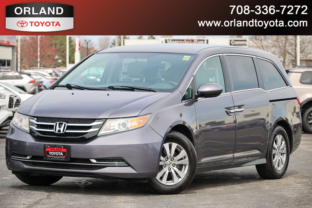 Alabaster Silver Metallic 2015 Honda Odyssey EX FWD Minivan Front-Wheel Drive 6-Speed Automatic