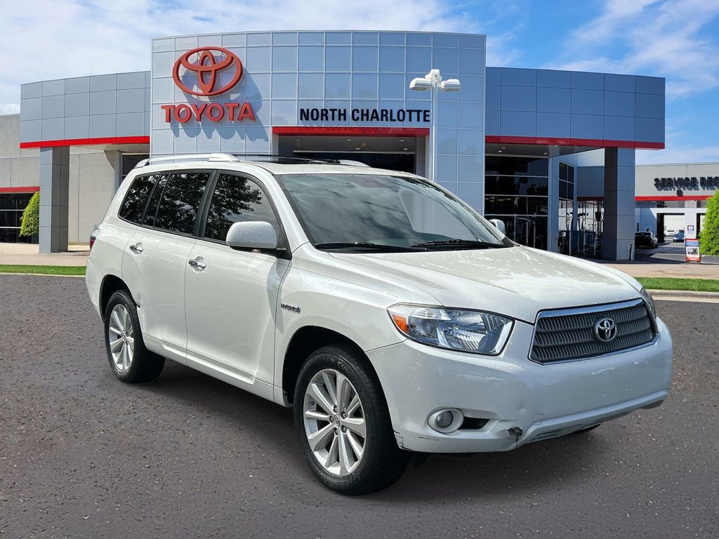 White (Blizzard Pearl) 2010 Toyota Highlander Hybrid SUV / Crossover All-Wheel Drive Continuously Variable Transmission