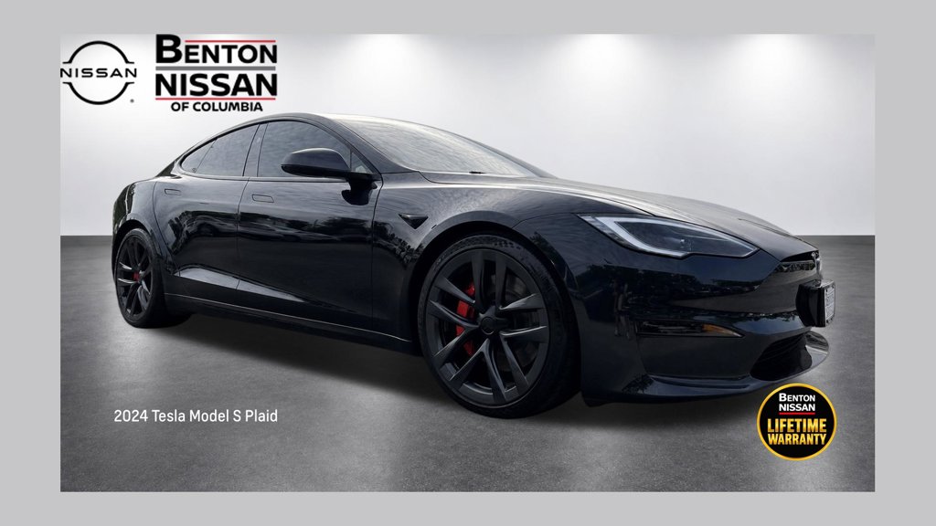 Gray 2024 Tesla Model S Sedan All-Wheel Drive 1-Speed Automatic