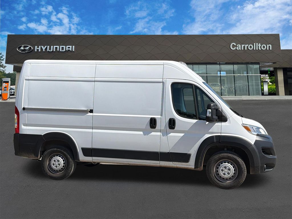 Used 2025 Bright White Clearcoat Ram High Roof image 4