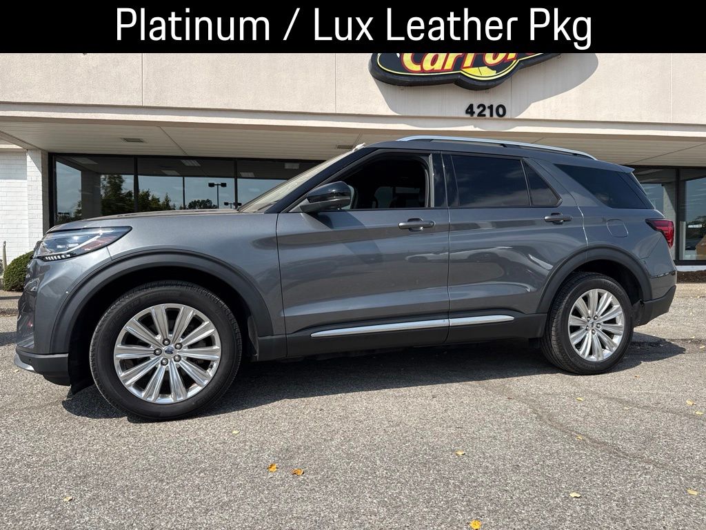 Carbonized Gray Metallic 2025 Ford Explorer SUV / Crossover All-Wheel Drive Automatic