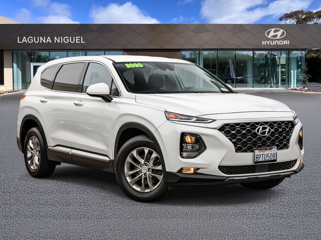 Quartz White 2020 Hyundai Santa Fe SUV / Crossover Front-Wheel Drive 8-Speed Automatic