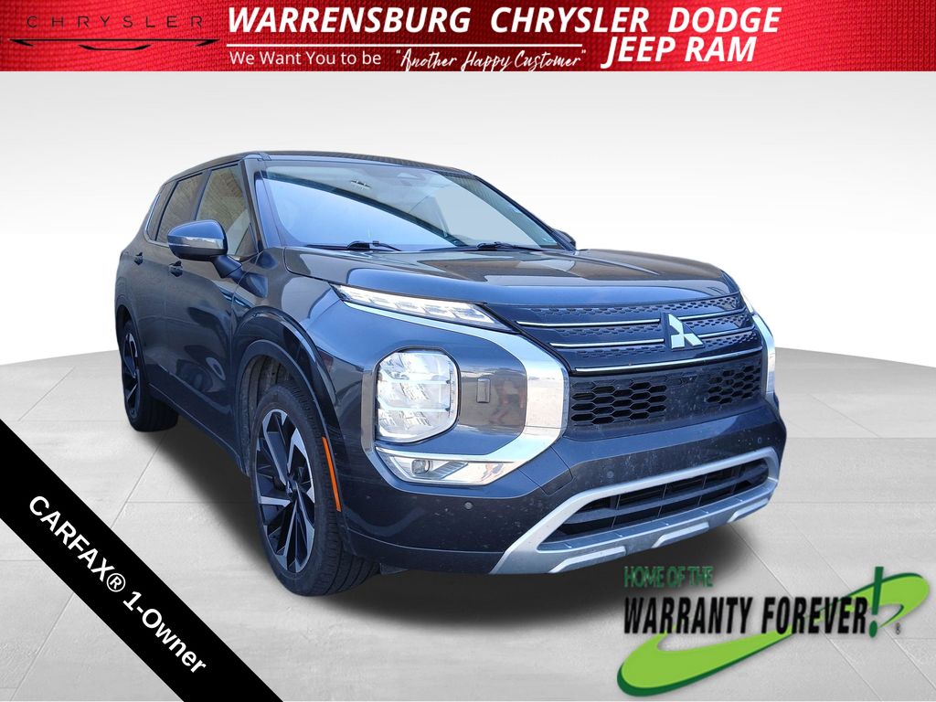 Blue 2024 Mitsubishi Outlander SUV / Crossover Continuously Variable Transmission