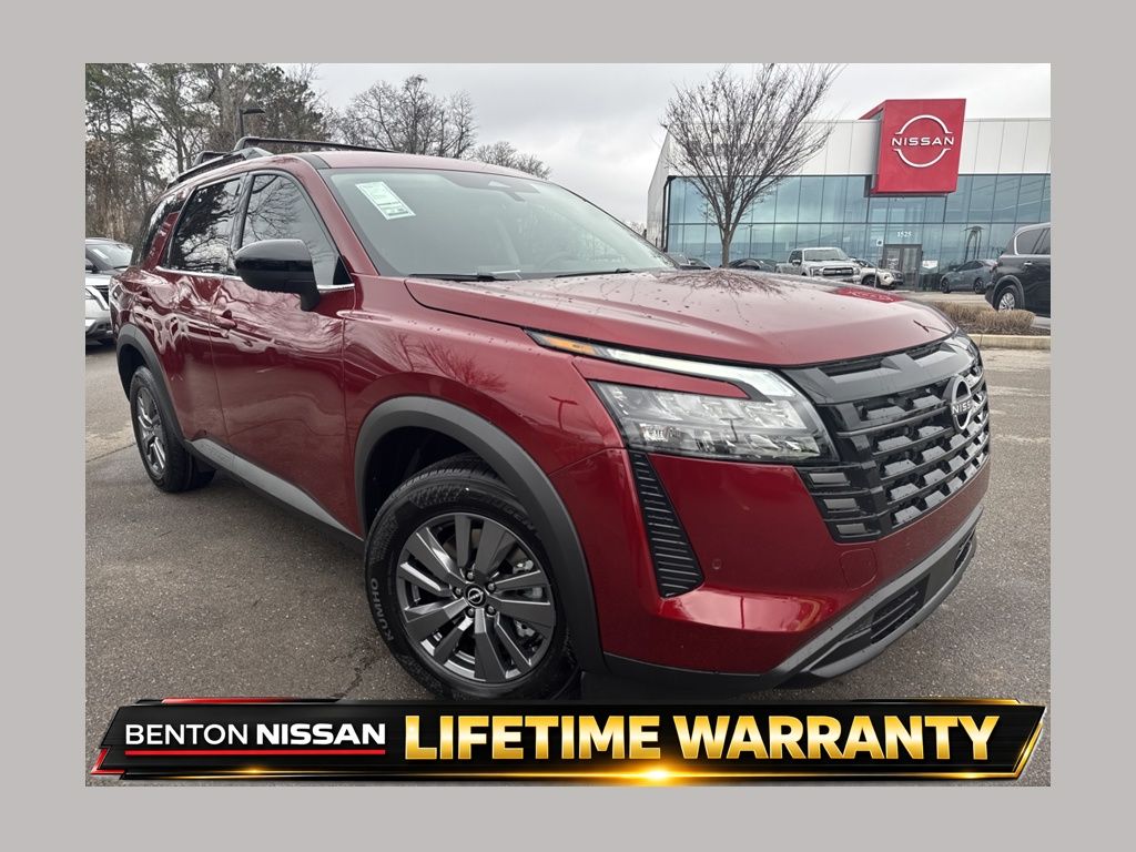Red (Scarlet Ember Tintcoat) 2026 Nissan Pathfinder SUV / Crossover All-Wheel Drive 9-Speed Automatic