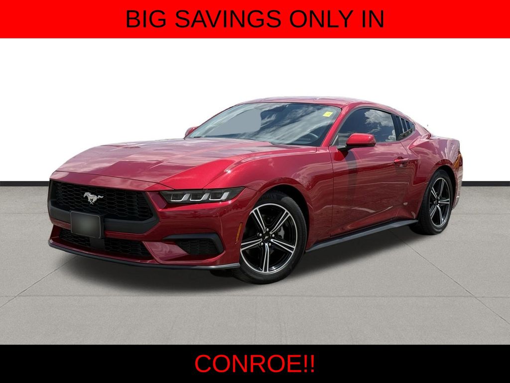 Red Metallic 2024 Ford Mustang Coupe Rear-Wheel Drive Automatic
