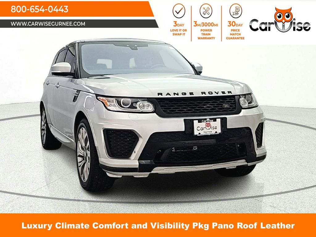 Silver 2017 Land Rover Range Rover Sport V6 HSE 4WD SUV / Crossover All-Wheel Drive 8-Speed Automatic
