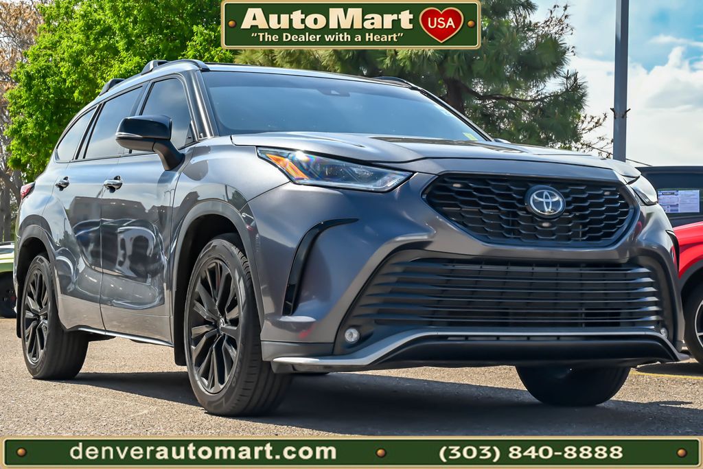 Magnetic Gray Metallic 2024 Toyota Highlander SUV / Crossover All-Wheel Drive 8-Speed Automatic