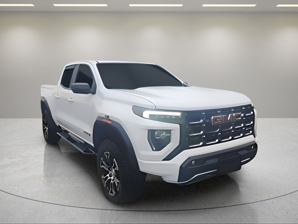 Summit White 2023 GMC Canyon Pickup Truck Four-Wheel Drive 8-Speed Automatic
