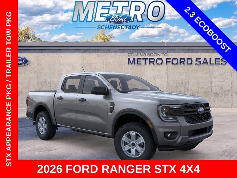 Carbonized Gray Metallic 2026 Ford Ranger Pickup Truck Four-Wheel Drive Automatic