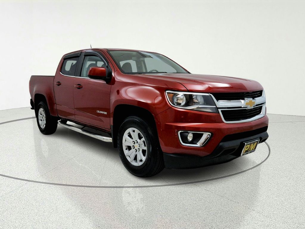 Red 2016 Chevrolet Colorado LT Crew Cab RWD Pickup Truck 4X2 6-Speed Automatic
