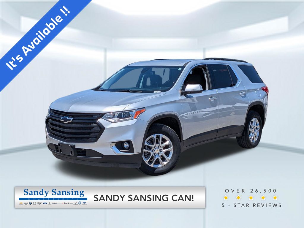 Silver Ice Metallic 2021 Chevrolet Traverse LT Cloth FWD SUV / Crossover Front-Wheel Drive 9-Speed Automatic