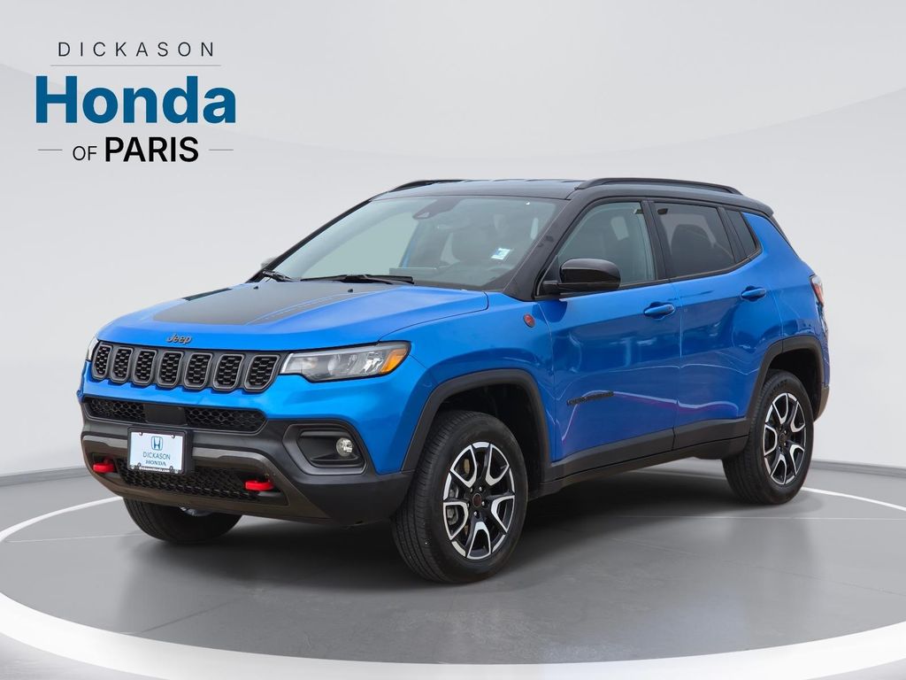 Blue Pearl 2025 Jeep Compass SUV / Crossover Four-Wheel Drive 8-Speed Automatic