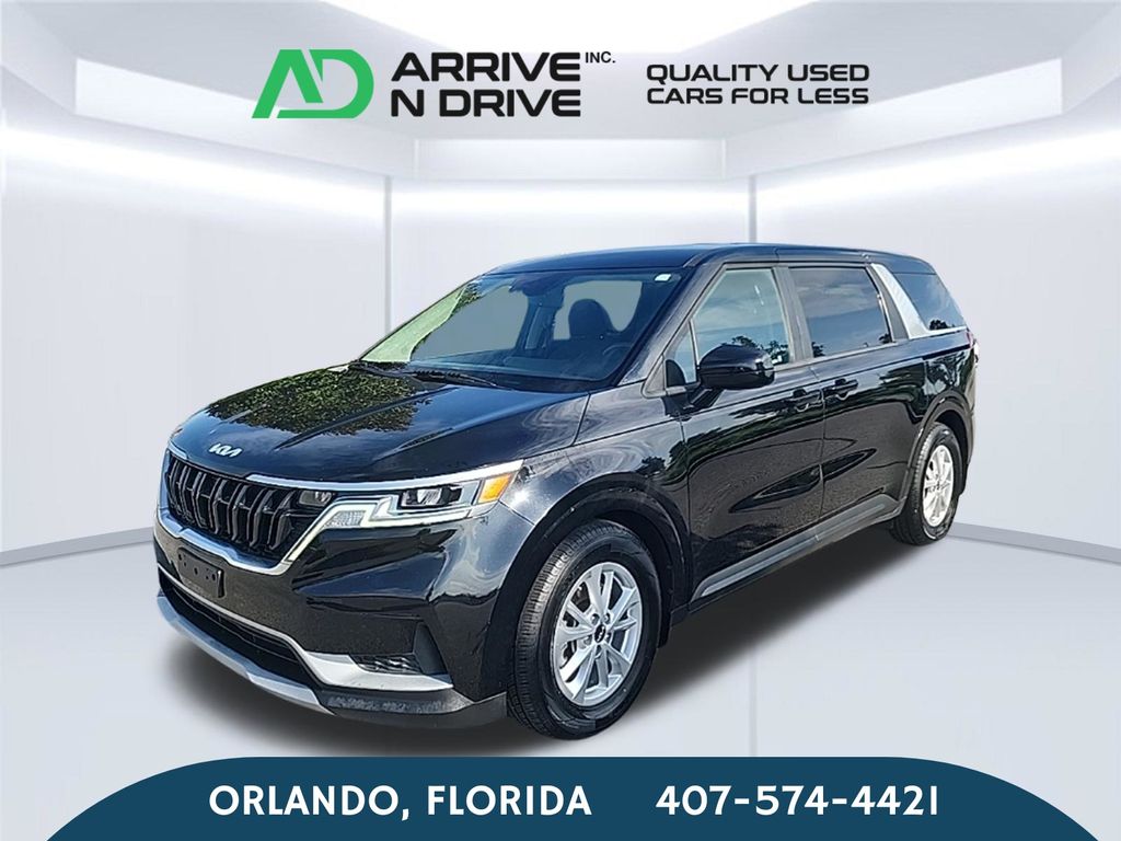 Aurora Black 2022 Kia Carnival Minivan Front-Wheel Drive 8-Speed Automatic