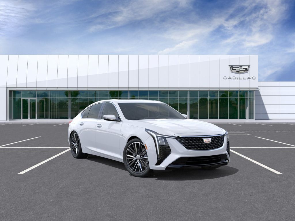Vibrant White 2026 Cadillac CT5 Sedan All-Wheel Drive Automatic