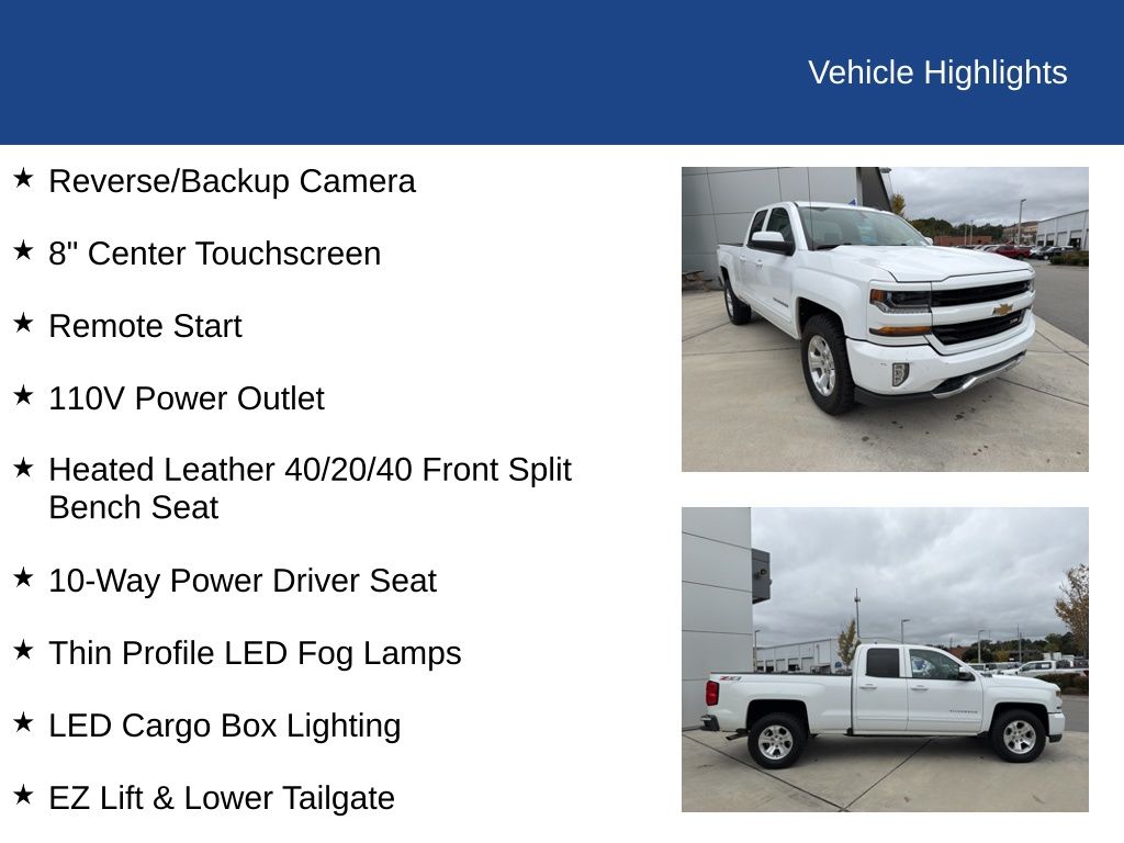 2018 Chevrolet Silverado 1500 2LT