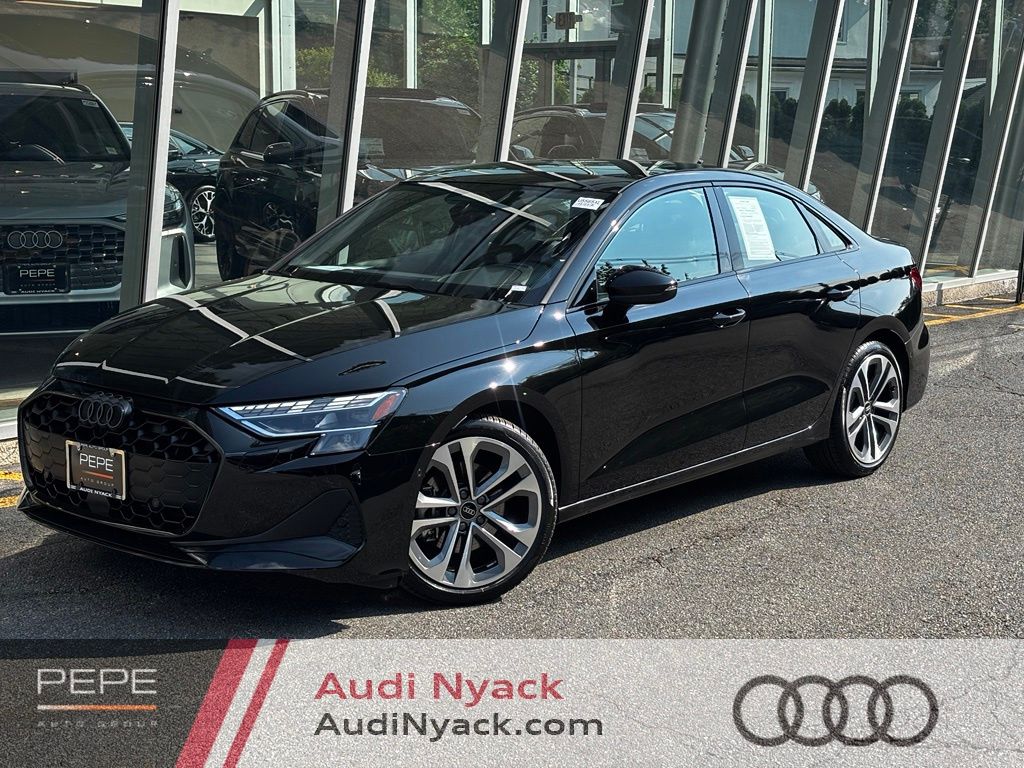 Mythos Black Metallic 2026 Audi A3 Sedan All-Wheel Drive 7-Speed Automatic