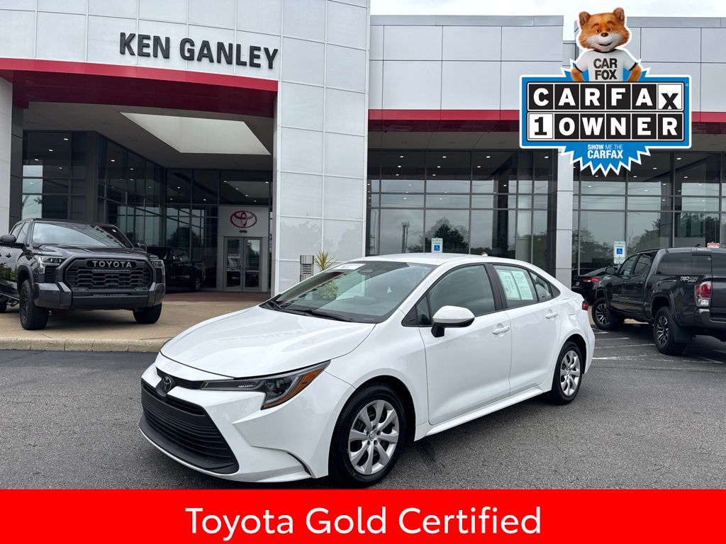 Ice Cap 2024 Toyota Corolla Sedan Front-Wheel Drive Continuously Variable Transmission