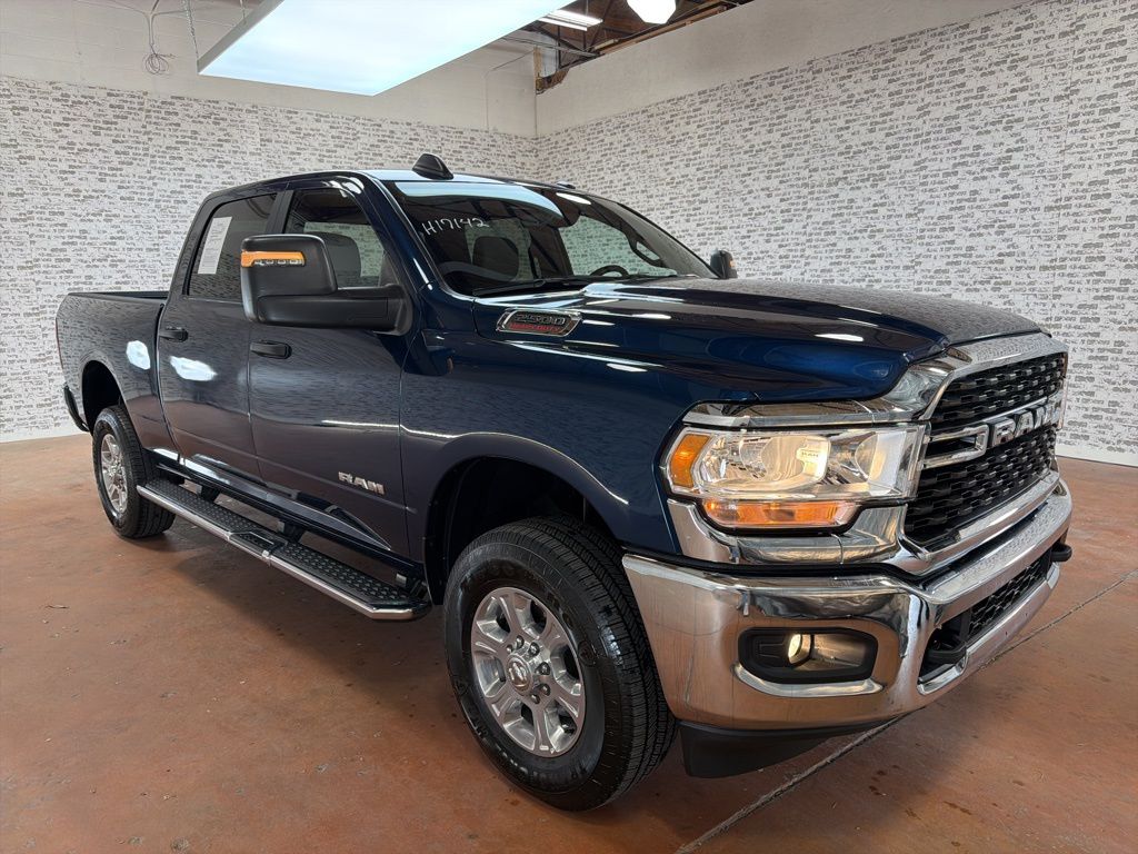 Patriot Blue Pearlcoat 2024 RAM 2500 Big Horn Crew Cab 4WD Pickup Truck Four-Wheel Drive 8-Speed Automatic