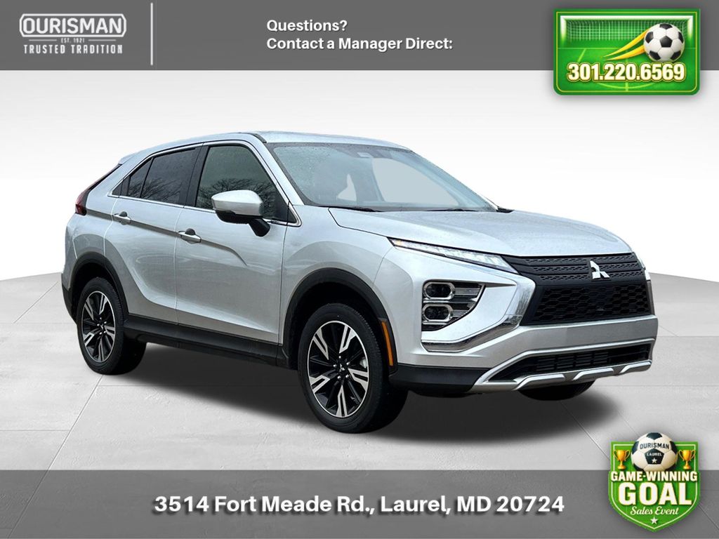 Silver Alloy 2025 Mitsubishi Eclipse Cross SE S-AWC SUV / Crossover All-Wheel Drive Continuously Variable Transmission