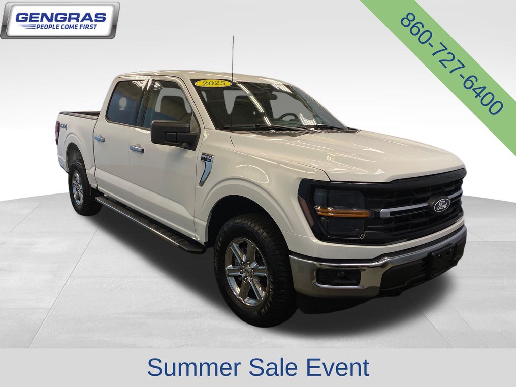 Oxford White 2025 Ford F-150 Pickup Truck Four-Wheel Drive Automatic