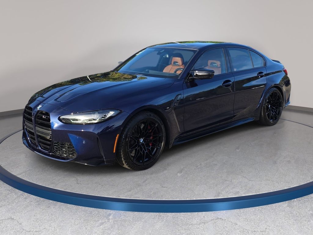 Tanzanite Blue II Metallic 2024 BMW M3 Competition RWD Sedan Rear-Wheel Drive 8-Speed Automatic