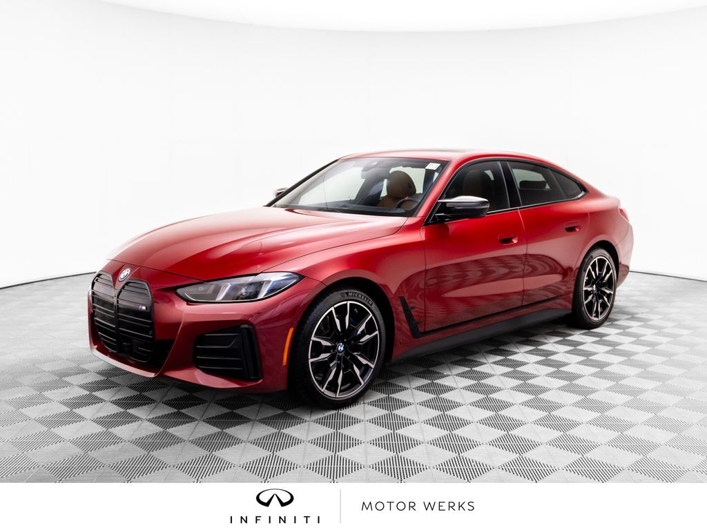 Vegas Red Metallic 2025 BMW i4 Sedan All-Wheel Drive Automatic