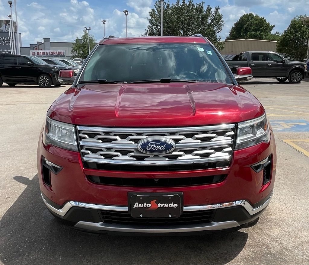 2018 Ford Explorer Limited Red at Bayway Cadillac of The Woodlands