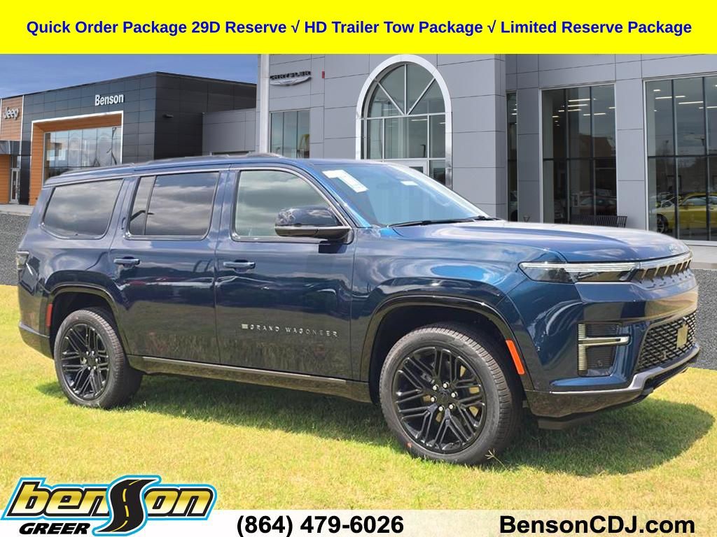 Fathom Blue Pearlcoat 2026 Jeep Grand Wagoneer SUV / Crossover Four-Wheel Drive 8-Speed Automatic
