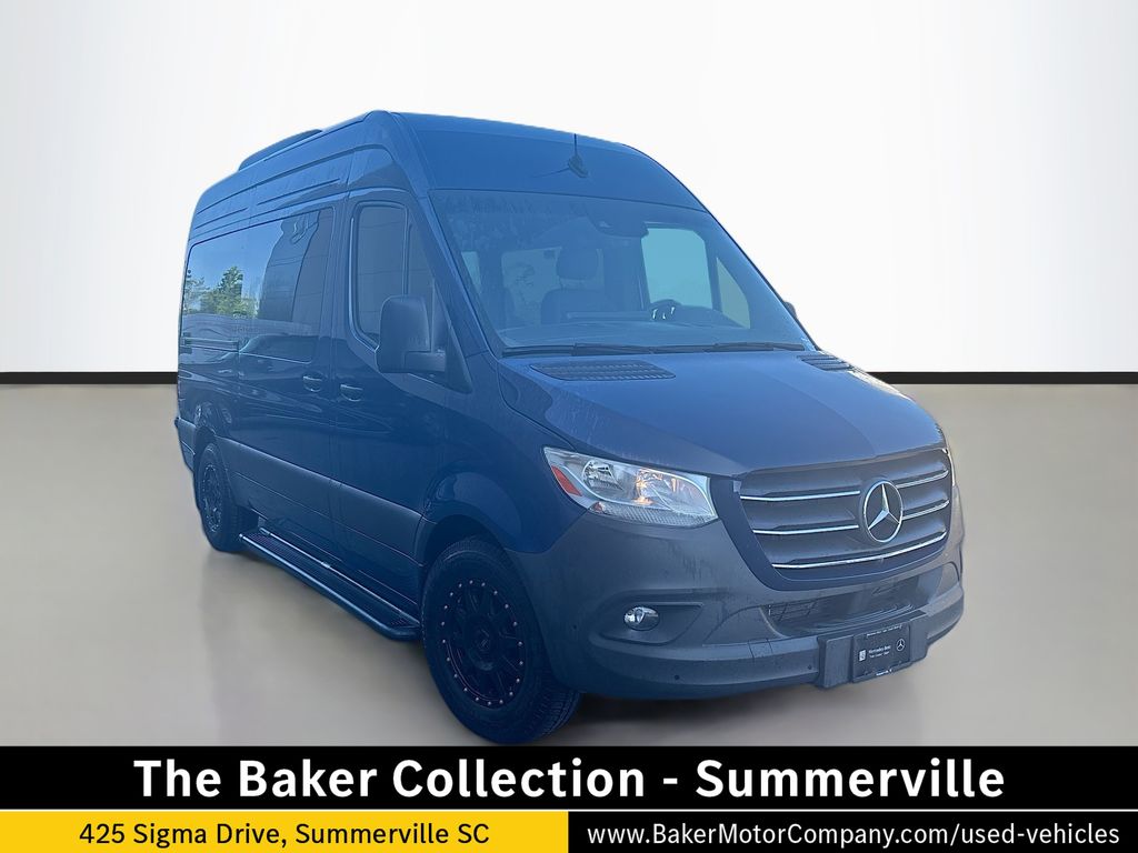 Gray (Steel Blue) 2024 Mercedes-Benz Sprinter 2500 144 Passenger Van RWD Van Rear-Wheel Drive 9-Speed Automatic