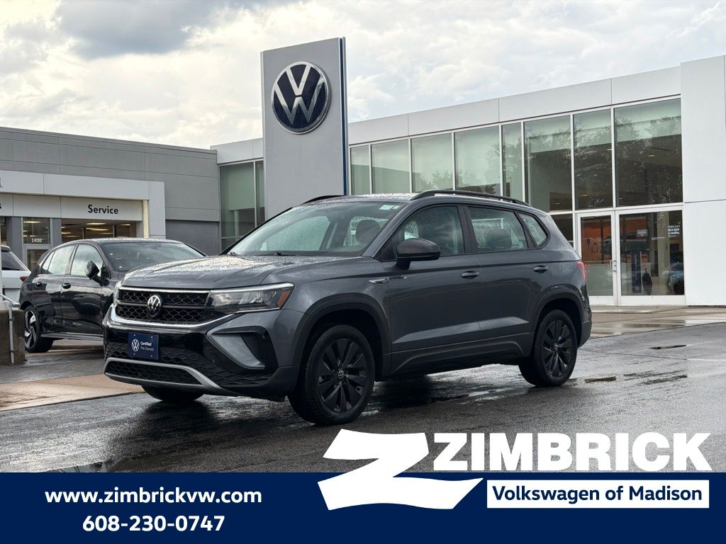 Platinum Gray Metallic 2023 Volkswagen Taos SUV / Crossover Front-Wheel Drive 8-Speed Automatic