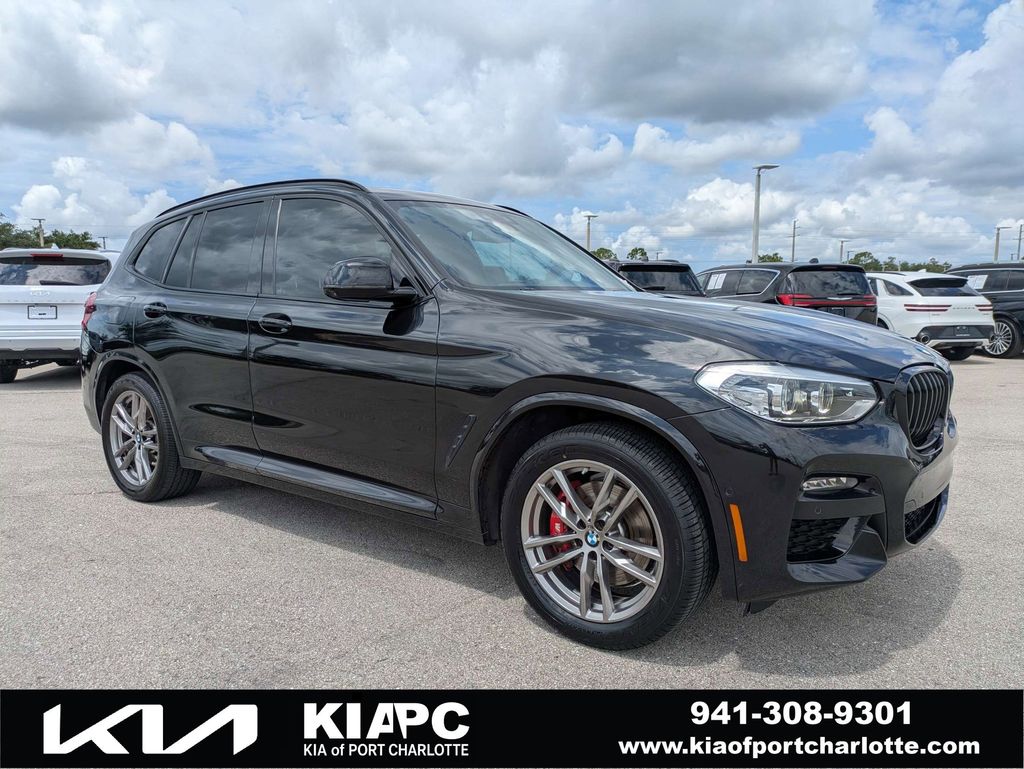 Black Sapphire Metallic 2021 BMW X3 sDrive30i RWD SUV / Crossover Rear-Wheel Drive 8-Speed Automatic