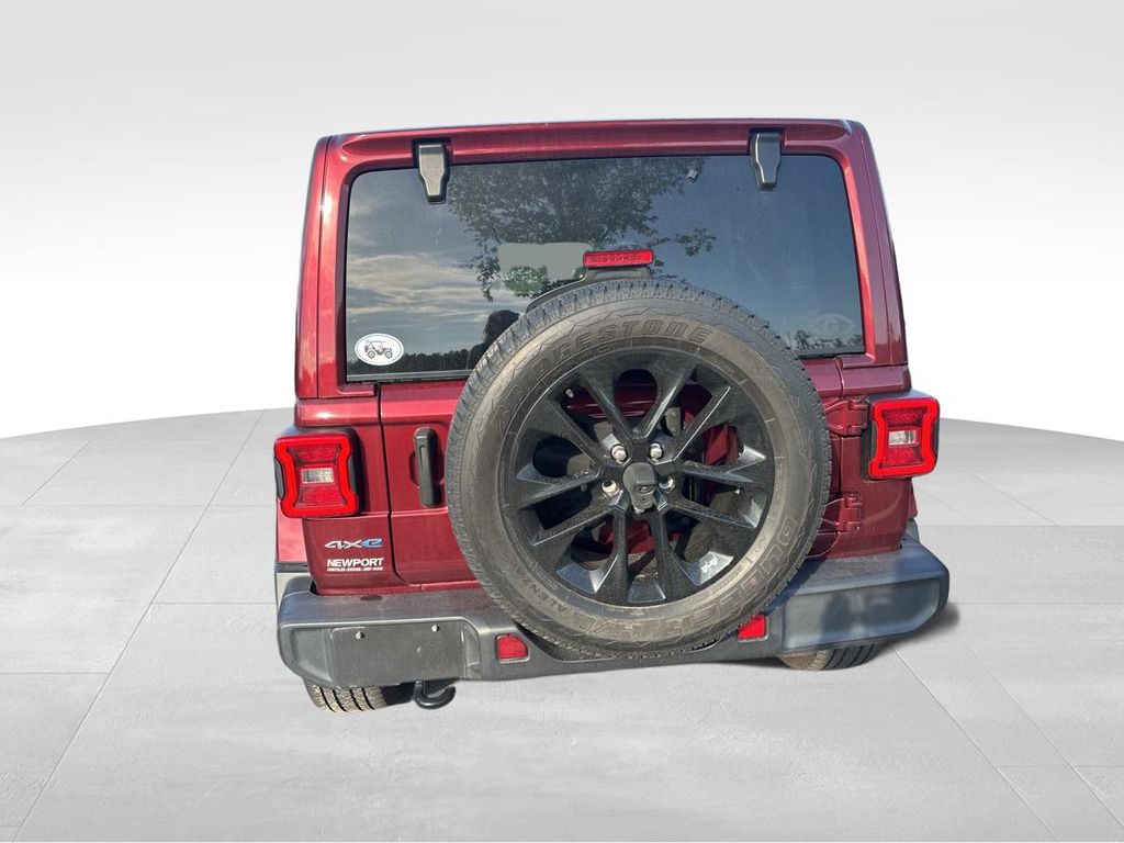 2021 Snazzberry Pearlcoat Jeep Wrangler Unlimited Sahara 4xe 4X4 SUV