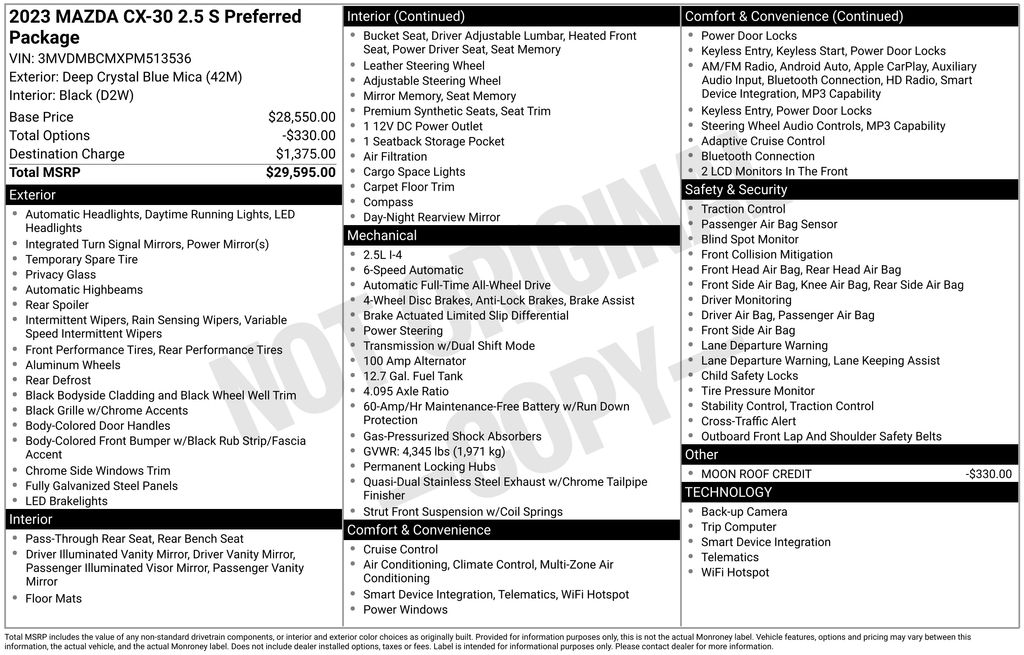 2023 Mazda CX-30 2.5 S Preferred
