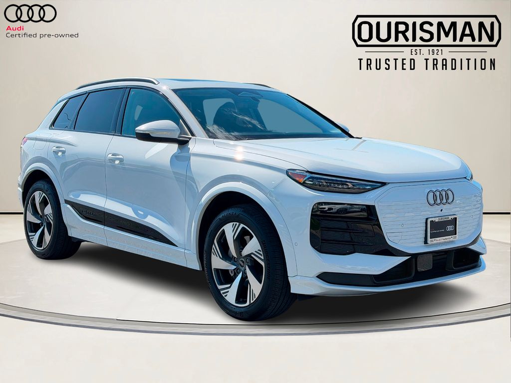 Glacier White 2025 Audi Q6 e-tron quattro Premium Plus SUV / Crossover All-Wheel Drive Automatic
