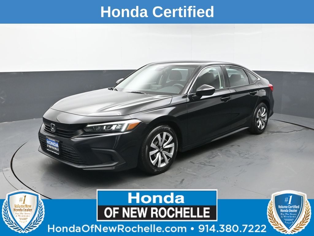 Crystal Black Pearl 2023 Honda Civic Sedan Front-Wheel Drive Continuously Variable Transmission