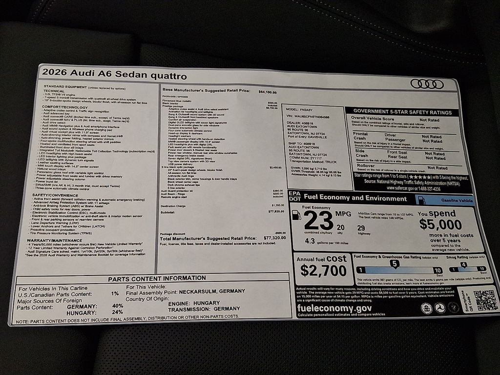 Thumbnail: 2026 Audi A6 - 18