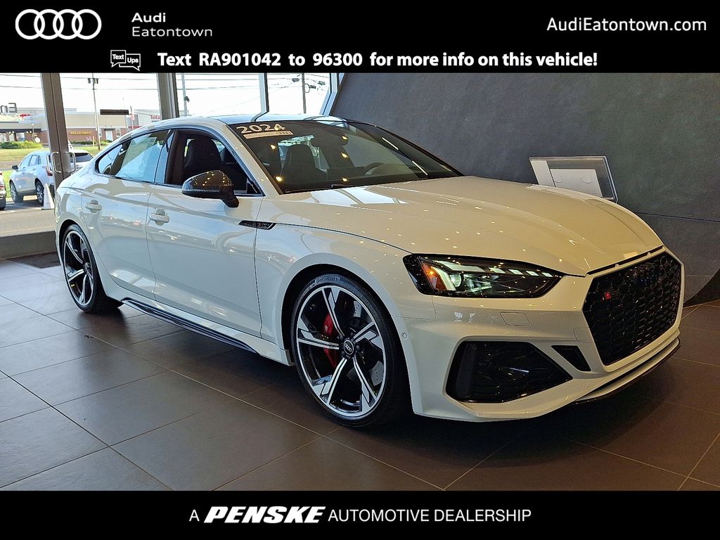 Glacier White Metallic 2024 Audi RS 5 Sportback 2.9T quattro AWD Sedan All-Wheel Drive 8-Speed Automatic