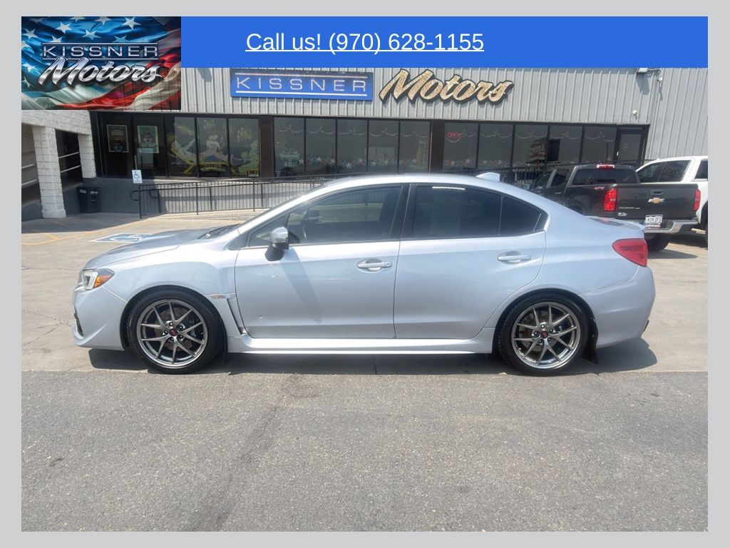 Ice Silver Metallic 2016 Subaru WRX STI Sedan All-Wheel Drive 6-Speed Manual