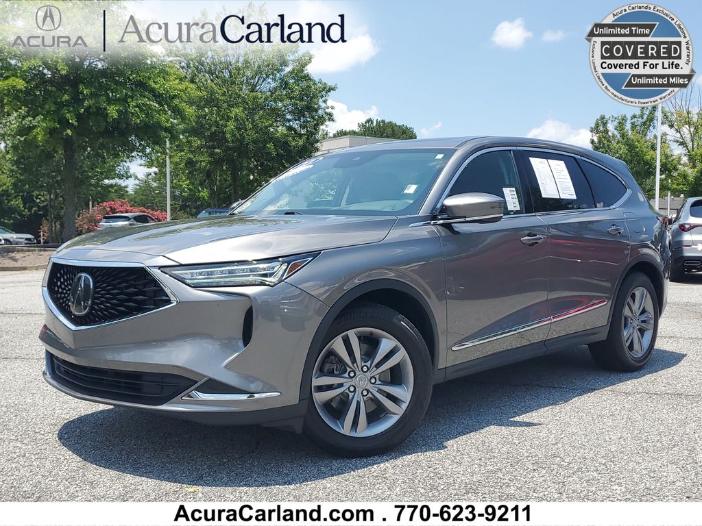 Liquid Carbon Metallic 2023 Acura MDX SUV / Crossover All-Wheel Drive Automatic