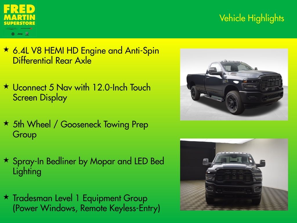 new 2026 Ram 2500 car, priced at $49,291