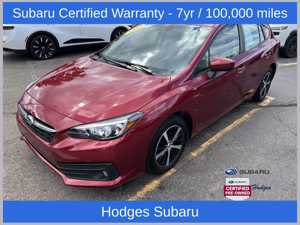 Crimson Red Pearl 2023 Subaru Impreza Wagon All-Wheel Drive Continuously Variable Transmission
