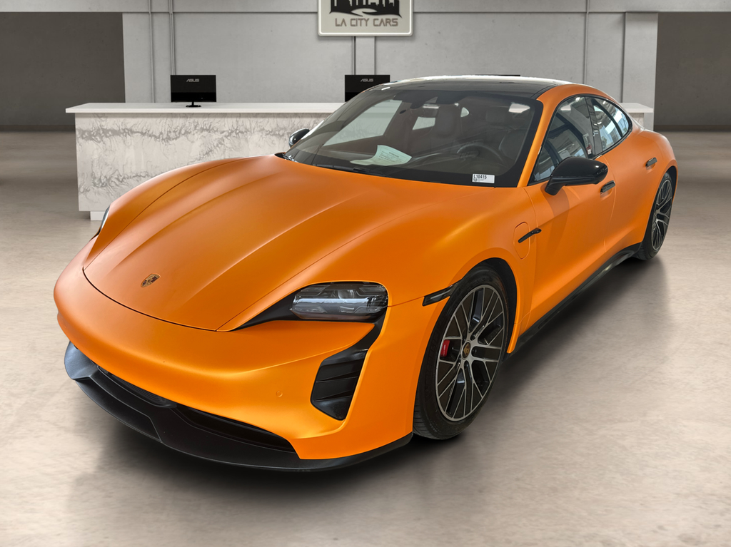 Black 2022 Porsche Taycan GTS Sedan AWD Sedan All-Wheel Drive 2-Speed Automatic