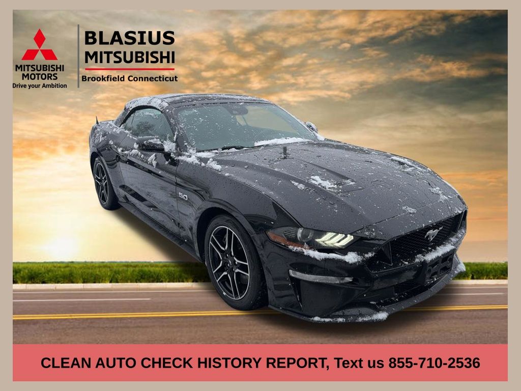 Black 2022 Ford Mustang GT Premium Convertible RWD Convertible Rear-Wheel Drive Automatic