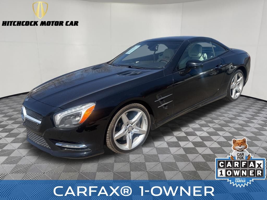 Black 2014 Mercedes-Benz SL-Class Convertible Rear-Wheel Drive 7-Speed Automatic