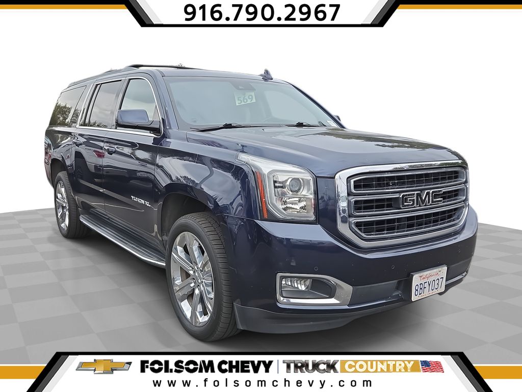 Dark Sapphire Blue Metallic 2018 GMC Yukon XL SUV / Crossover Four-Wheel Drive 6-Speed Automatic Overdrive