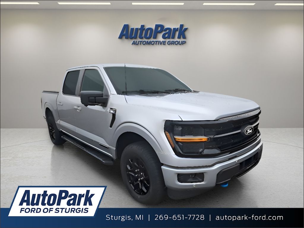 Silver Metallic 2024 Ford F-150 Pickup Truck Four-Wheel Drive Automatic
